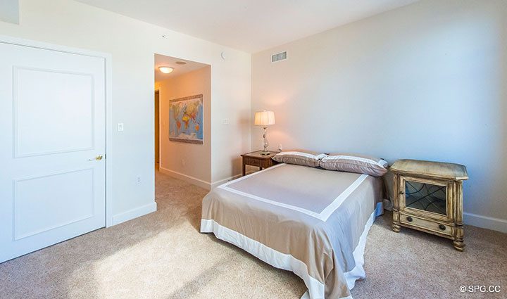 Spacious Guest Room in Residence 6A, Tower II For Sale at The Palms, Luxury Oceanfront Condominiums Fort Lauderdale, Florida 33305