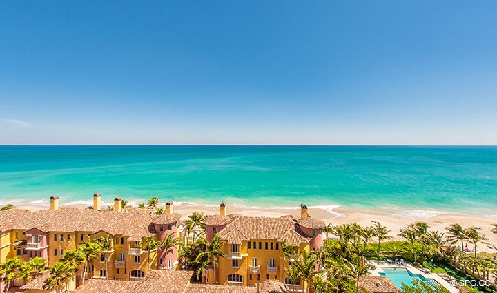 Direct Ocean Views from Residence 12B, Tower I at The Palms, Luxury Oceanfront Condominiums Fort Lauderdale, Florida 33305
