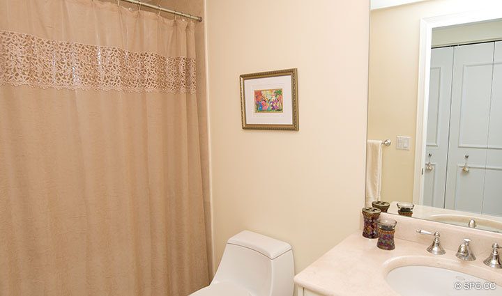 Guest Bedroom at Luxury Oceanfront Residence 28A, Tower II, The Palms Condominiums, 2110 North Ocean Boulevard, Fort Lauderdale Beach, Florida 33305, Luxury Seaside Condos