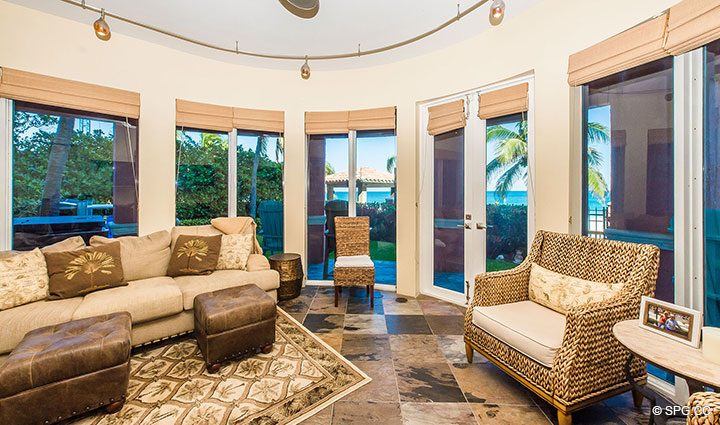 Cabana Room in Oceanfront Villa 1 at The Palms, Luxury Oceanfront Condominiums Fort Lauderdale, Florida 33305