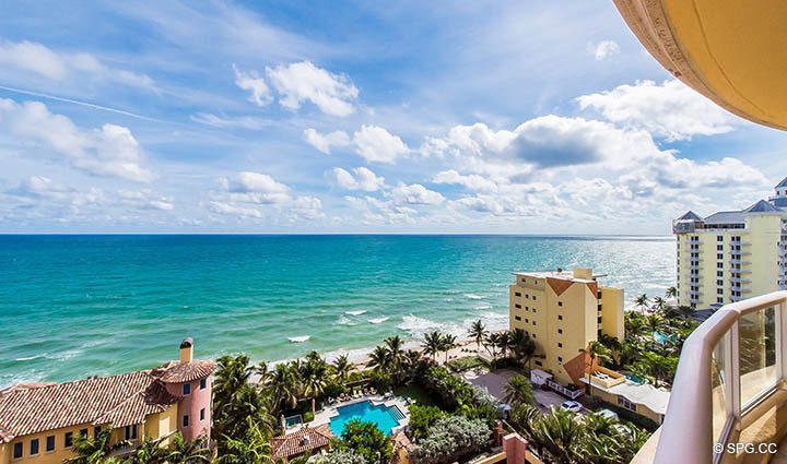 Oceanfront Terrace for Residence 12A, Tower I at The Palms, Luxury Oceanfront Condominiums Fort Lauderdale, Florida 33305