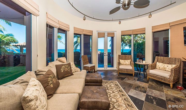 Cabana and Private Garden for Oceanfront Villa 1 at The Palms, Luxury Oceanfront Condominiums Fort Lauderdale, Florida 33305