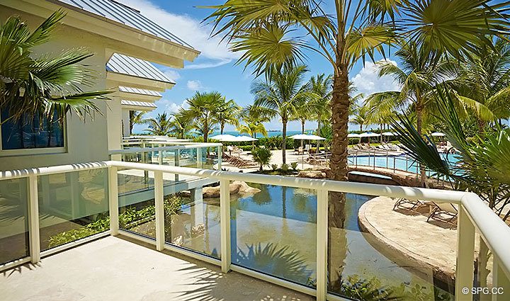 Cabana Terrace for Residence 1402/3 at The Continuum, Luxury Oceanfront Condominiums in Miami Beach, Florida 33139.