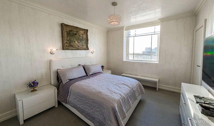 Guest Bedroom inside Residence 1106 at Acqualina, Luxury Oceanfront Condominiums in Sunny Isles Beach, Florida 33160