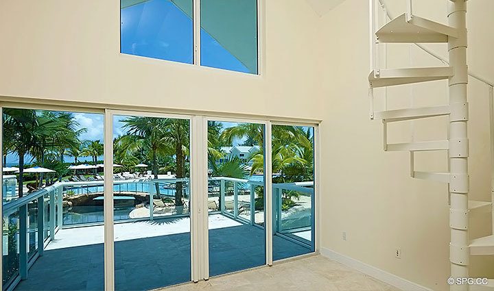   Inside Poolside Cabana for Residence 1402/3 at The Continuum, Luxury Oceanfront Condominiums in Miami Beach, Florida 33139.