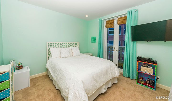 Guest Room inside Oceanfront Villa 1 at The Palms, Luxury Oceanfront Condominiums Fort Lauderdale, Florida 33305