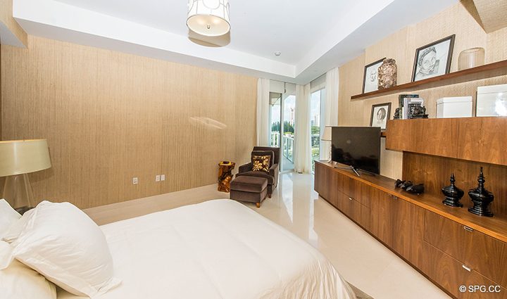 Guest Room inside Residence 501 For Sale at 1000 Ocean, Luxury Oceanfront Condos in Boca Raton, Florida 33432.