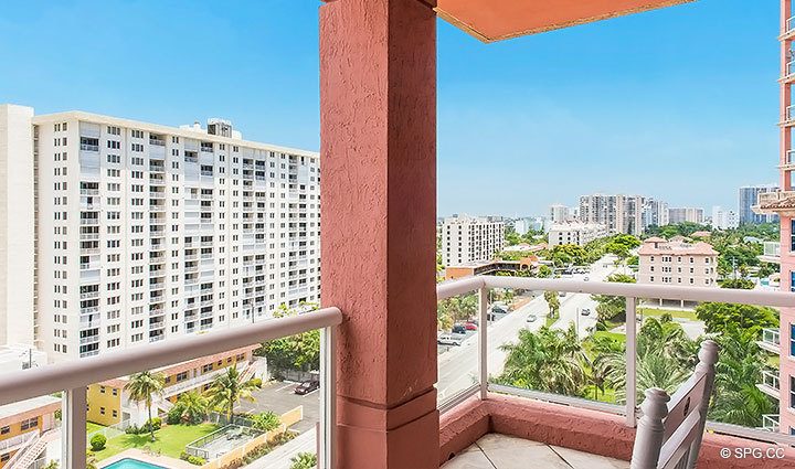 City Views from Residence 10B, Tower I at The Palms, Luxury Oceanfront Condominiums Fort Lauderdale, Florida 33305