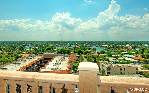 Intracoastal Views from Residence 11E, Tower I, The Palms Condos,  2100 North Ocean Boulevard, Fort Lauderdale 33305, Luxury Seaside Condo