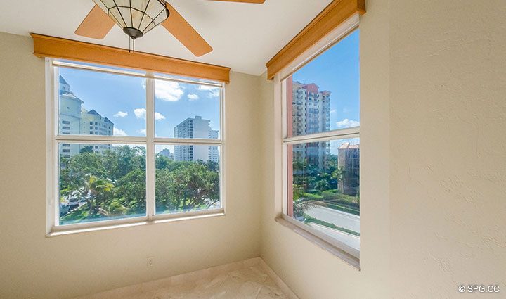 Breakfast Area Views from Residence 5E, Tower I at The Palms, Luxury Oceanfront Condominiums Fort Lauderdale, Florida 33305