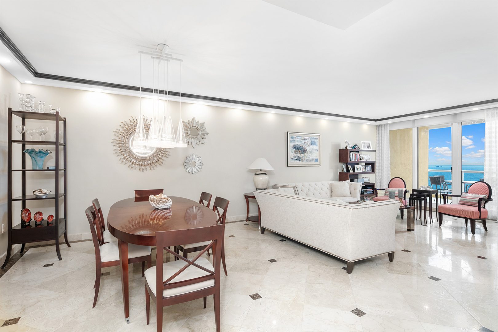 Living Area for The Palms Residences 16D T2