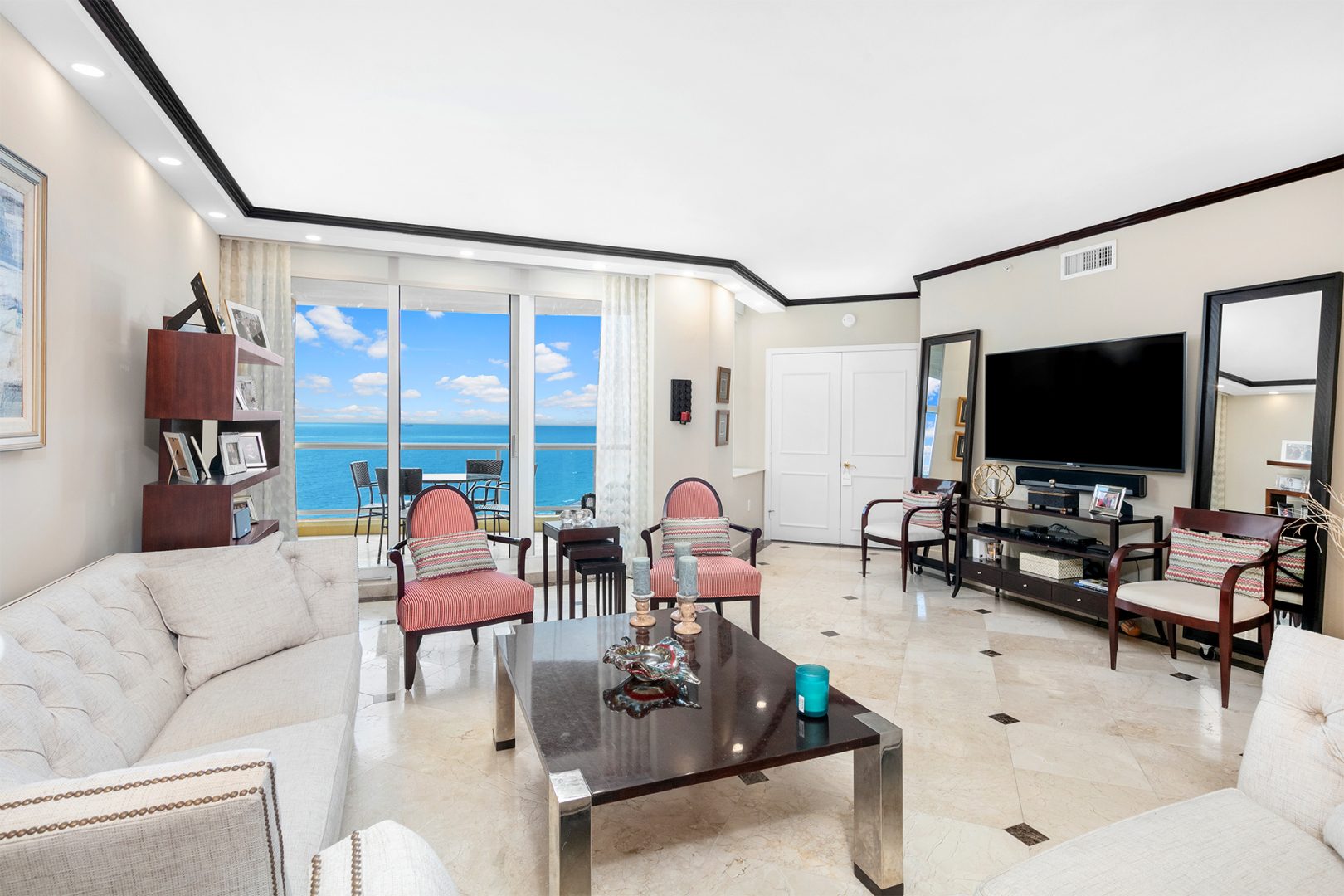 Living Area for The Palms Residences 16D T2