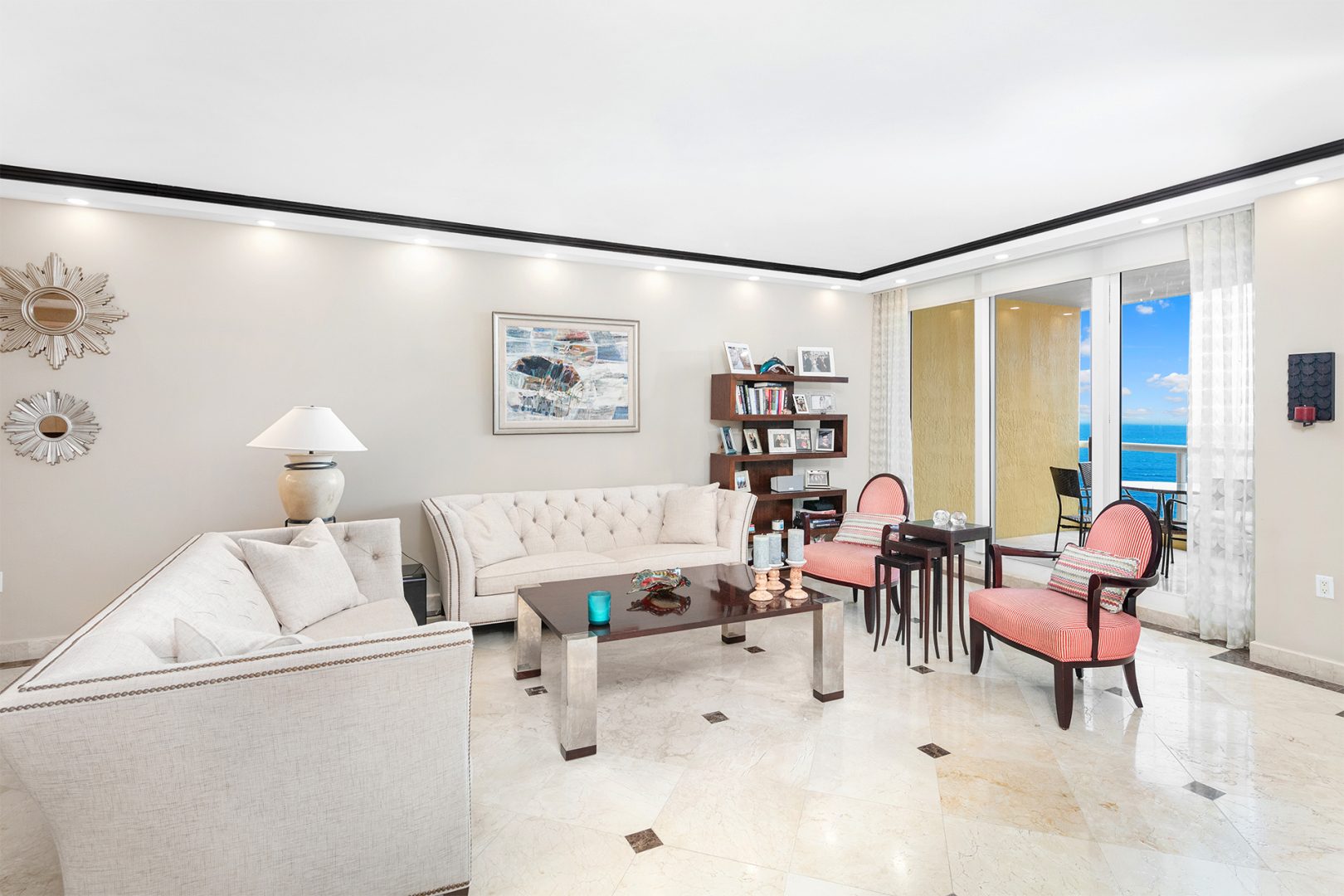 Living Area for The Palms Residences 16D T2