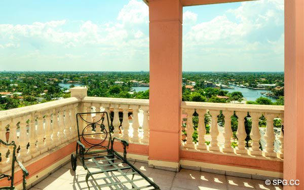 Intracoastal Views from Residence 11E, Tower I, The Palms Condos, Luxury Seaside Condos, 2100 North Ocean Boulevard, Fort Lauderdale 33305, Luxury Beachside Condos, Miami