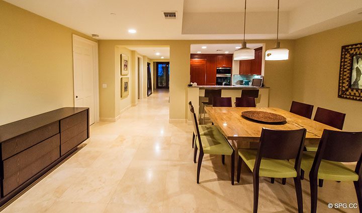 Sala de jantar no Luxury Oceanfront Condo Residence 5152 Fisher Island Drive, Miami Beach, FL 33109