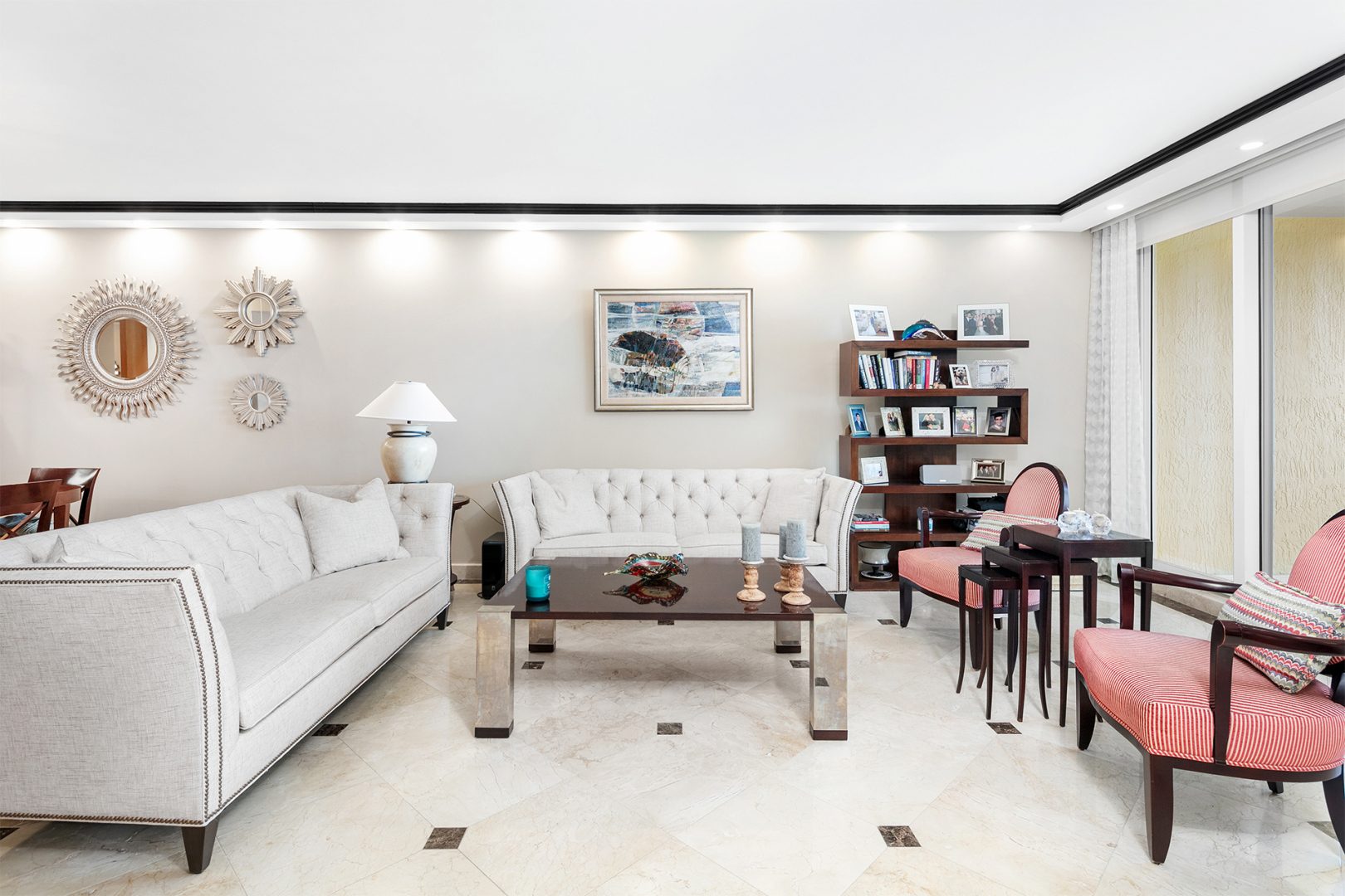 Living Area for The Palms Residences 16D T2