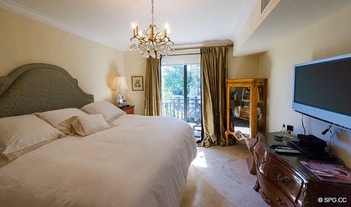 Master Bedroom at Luxury Oceanfront Residence 248, The Oceanage Condominiums, 1650 South Ocean Lane, Fort Lauderdale, Florida 33316