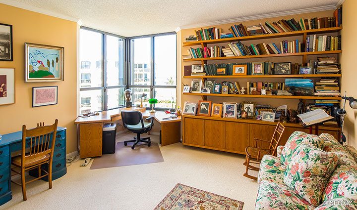 Office inside Residence 1-503 For Sale at Oasis, Luxury Oceanfront Condos in Palm Beach, Florida 33480.