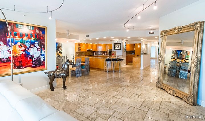 Residence 303 For Sale at La Cascade, Luxury Waterfront Condominiums in Fort Lauderdale, Florida 33304.