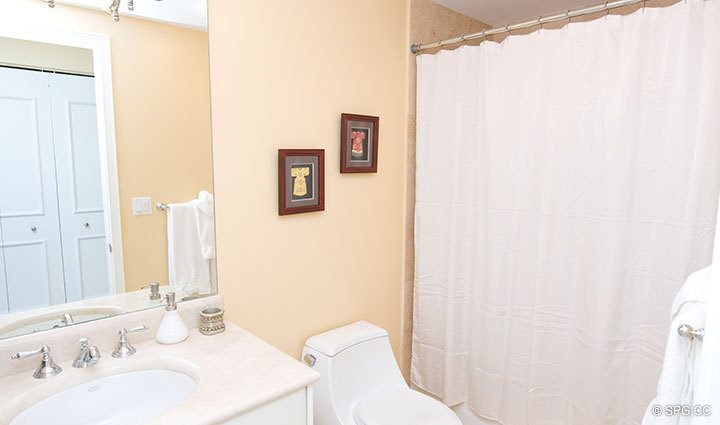 Guest Bedroom at Luxury Oceanfront Residence 28A, Tower II, The Palms Condominiums, 2110 North Ocean Boulevard, Fort Lauderdale Beach, Florida 33305, Luxury Seaside Condos