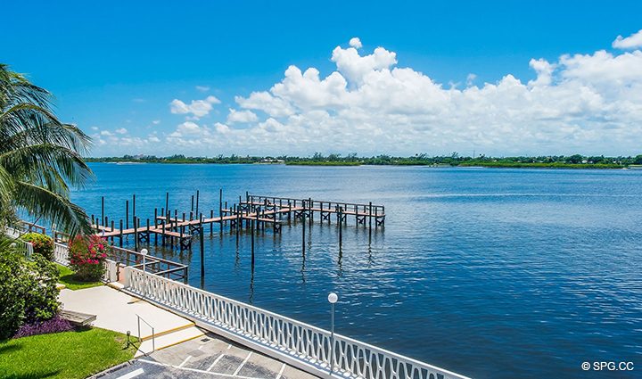 Terrace Views from Residence 316 at The President of Palm Beach, Luxury Waterfront Condos in Palm Beach, Florida 33480
