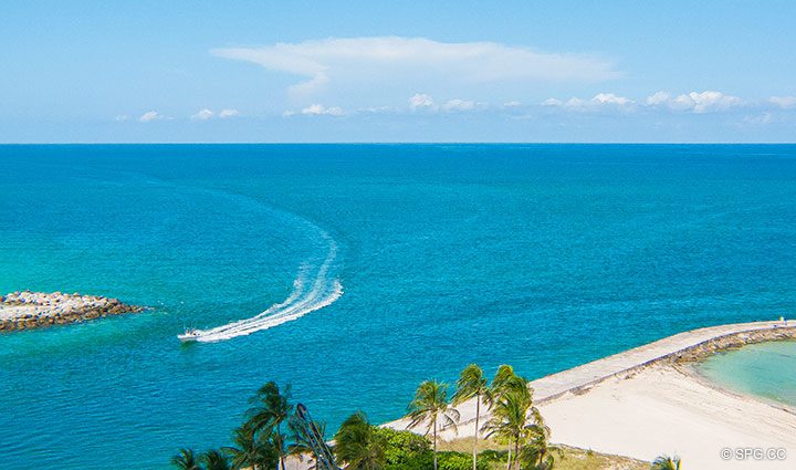 Inlet View del Residence 902 En Renta en One Bal Harbour, Oceanfront Luxury Condos en Bal Harbour, Miami, Florida 33154.