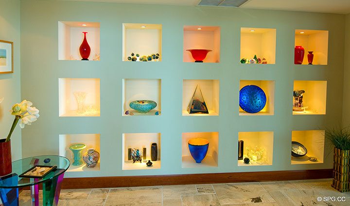 Master Suite Foyer at Luxury Oceanfront Residence 23B, Tower II,The Palms Condominium, 2110 North Ocean Boulevard, Fort Lauderdale, Florida 33305, Luxury Waterfront Condos