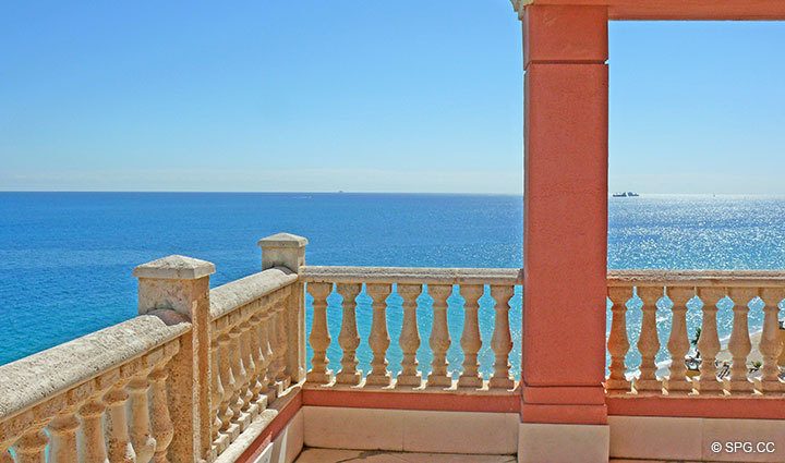 Terrace View, Luxury Oceanfront Residence 11B, Tower II, The Palms Condominium, 2110 North Ocean Boulevard,  Fort Lauderdale, Florida 33305, Luxury Waterfront Condos