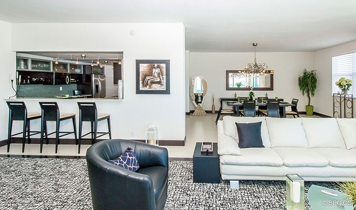 Отличный номер со столовой и кухней в пентхаусе 10 в резиденциях Sian Ocean, роскошные апартаменты с видом на океан Голливуд-Бич, штат Флорида 33019