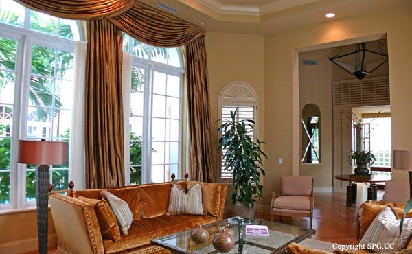 Living Room at Luxury oceanfront residence 6919 Valencia Drive, Fisher Island, Florida 33109 