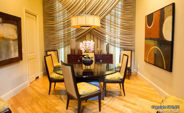 Dining Room at Luxury oceanfront residence 6919 Valencia Drive, Fisher Island, Florida 33109 