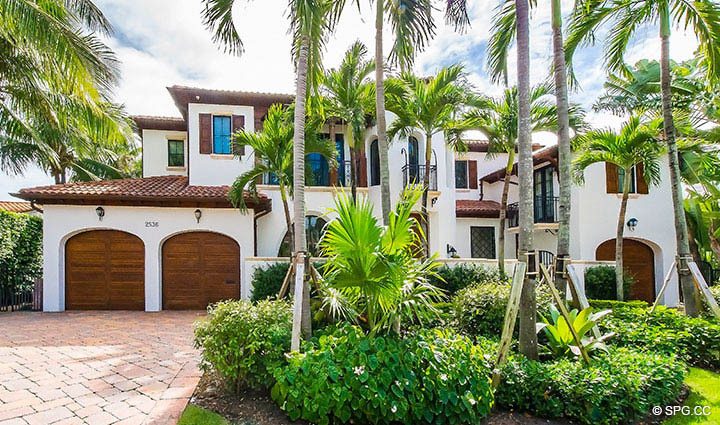 Luxury Waterfront Home, 2536 Lucille Drive, Fort Lauderdale, Florida 33316.