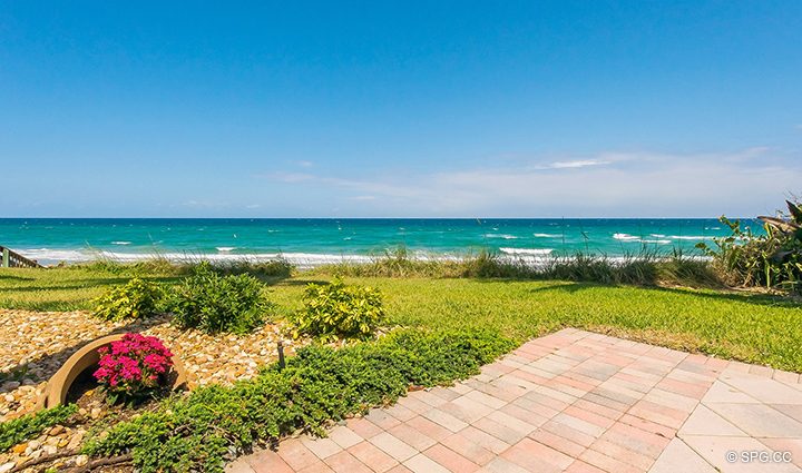 Superb Ocean VIews from Residence 3A at 1153 Hillsboro Mile, a Luxury Oceanfront Townhome For Rent in Hillsboro Beach, Florida 33062