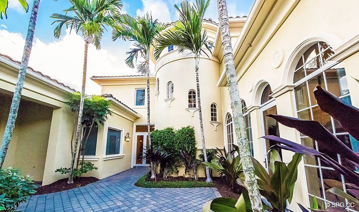 Grand Exterior at Luxury Estate Home, 11204 Orange Hibiscus Lane, Palm Beach Gardens, Florida 33418.