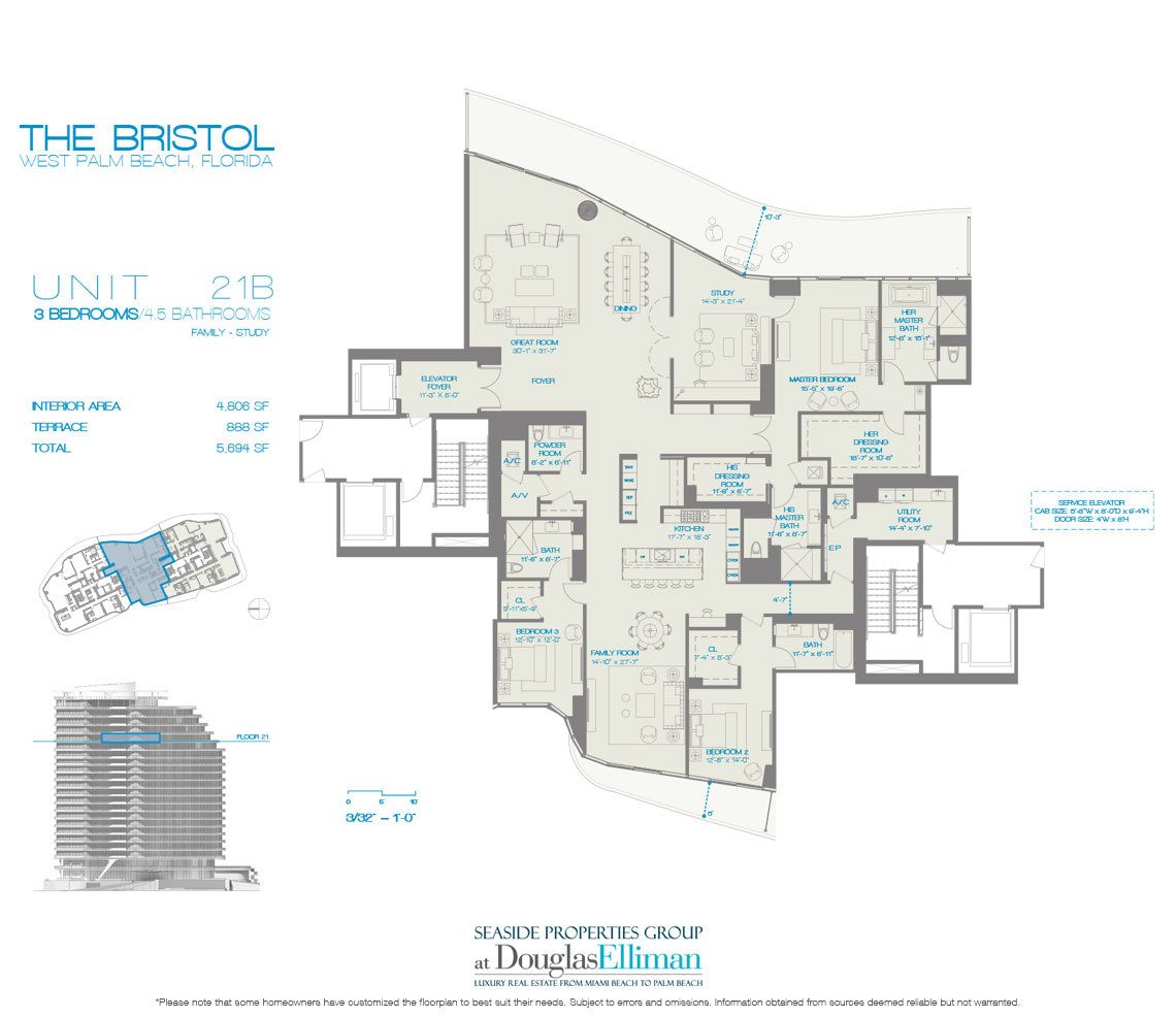 The Bristol Floor Plans, Luxury Waterfront Condos in West