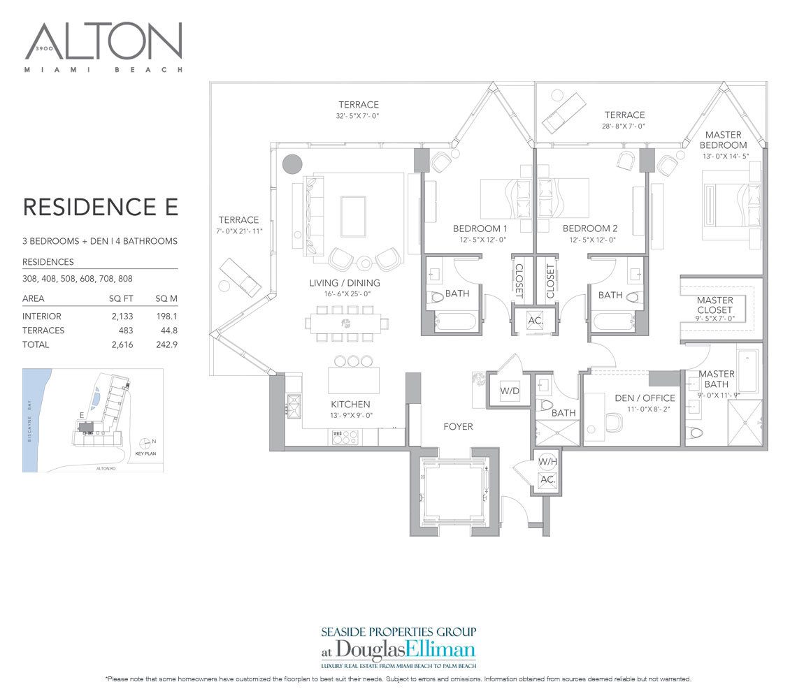 Alton Bay Floor Plans, Luxury Waterfront Condos in Miami Beach, Florida