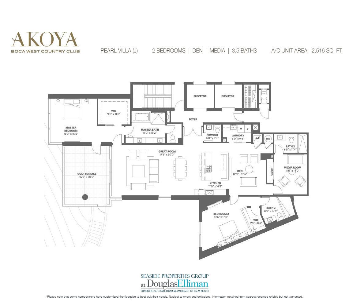 Akoya Boca West Floor Plans, Luxury Condos in Boca Raton