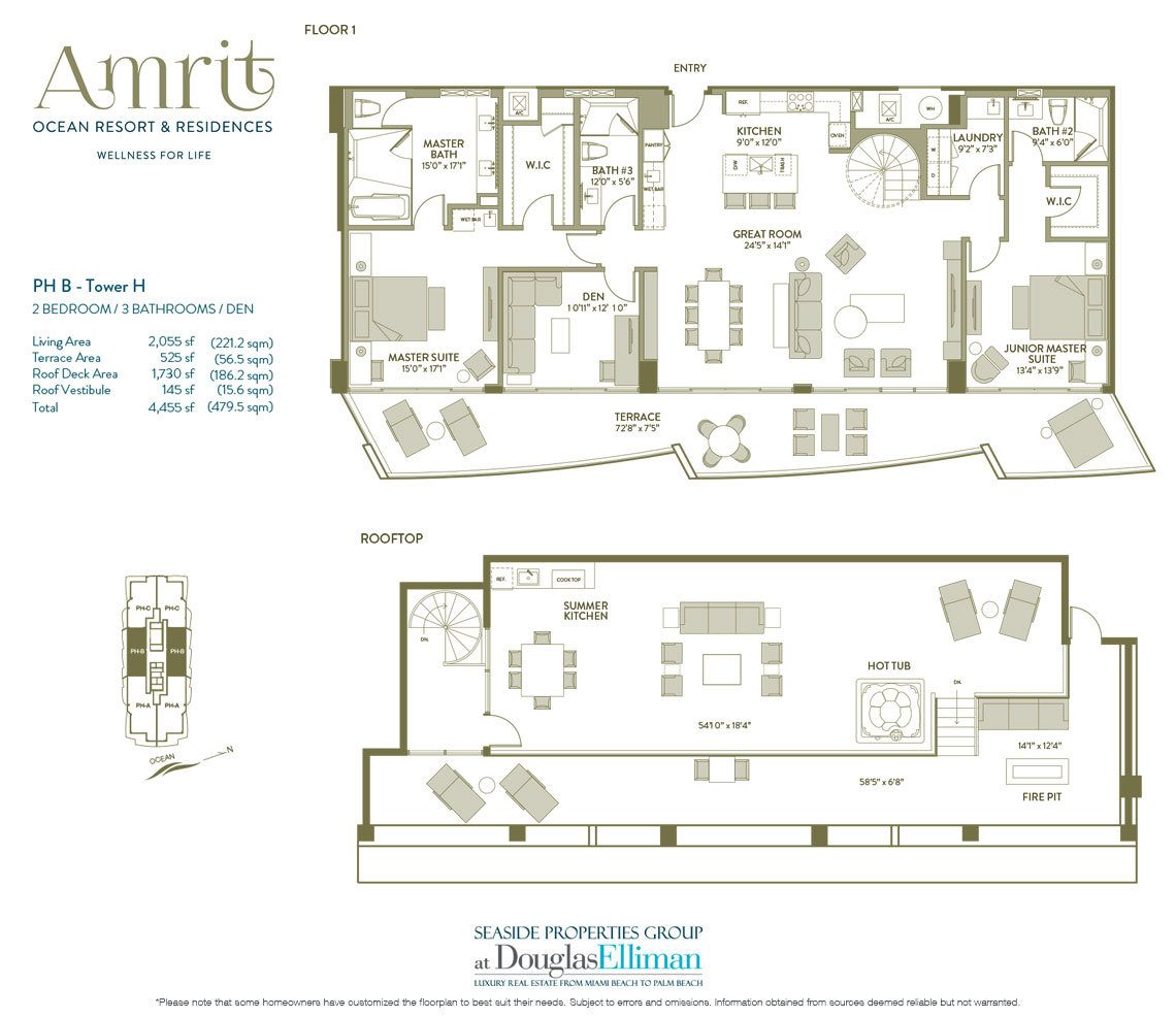 Amrit Ocean Resort and Residences Floor Plans, Luxury