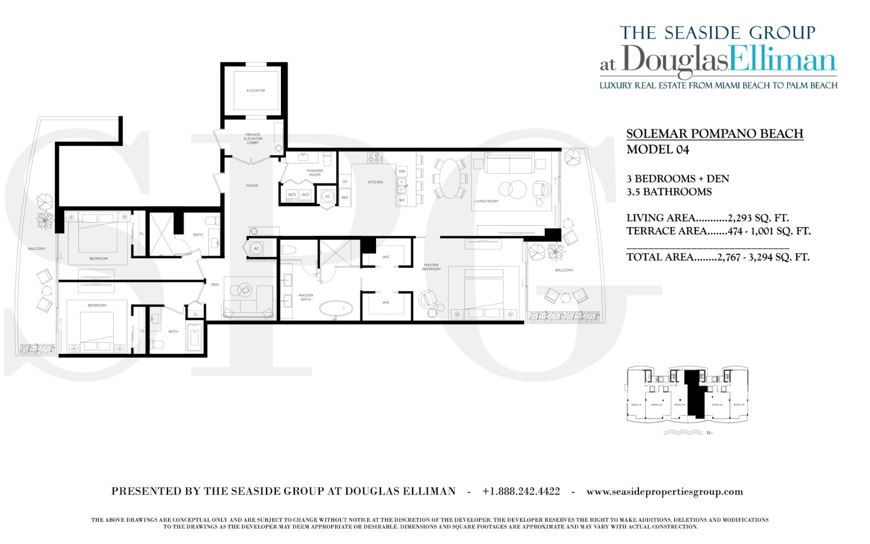 Solemar Pomano Beach Model 04 Floorplan
