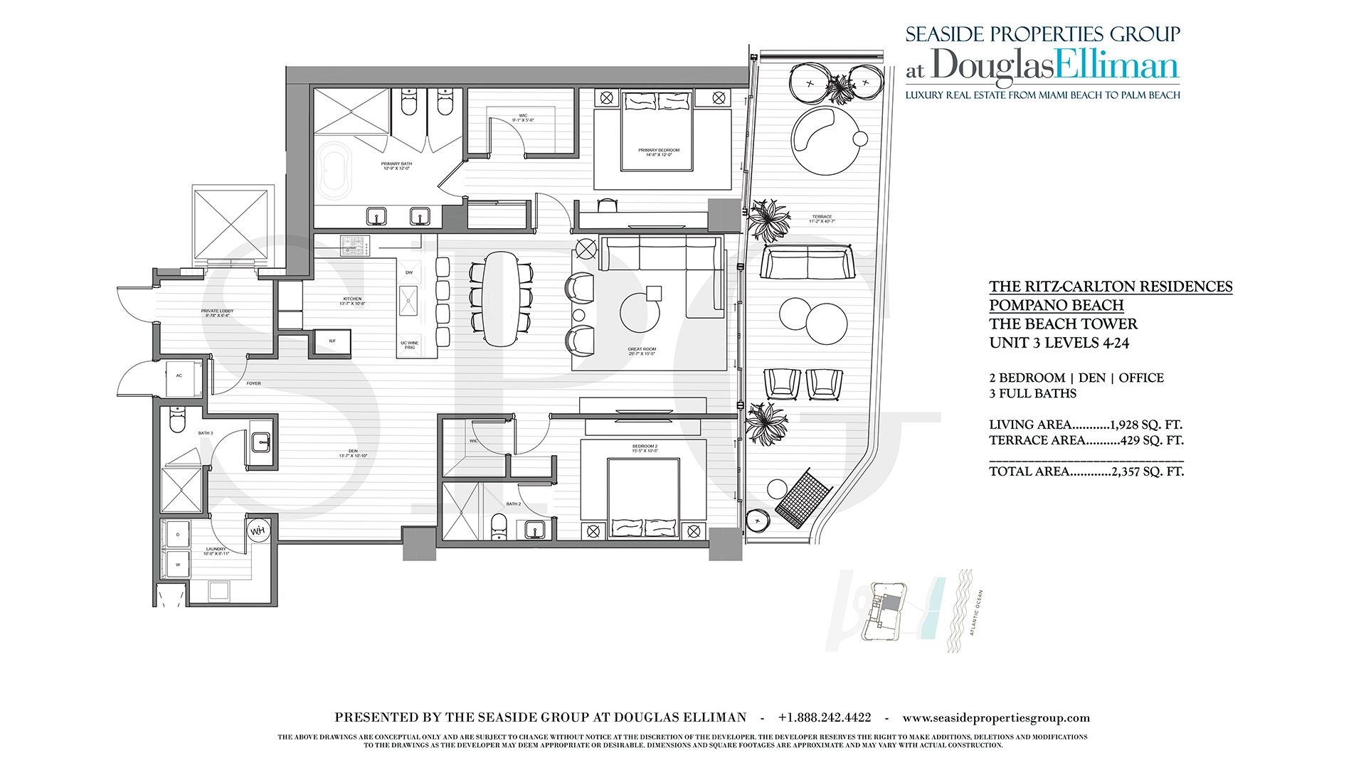 The Beach Tower Unit 3 Levels 4-24