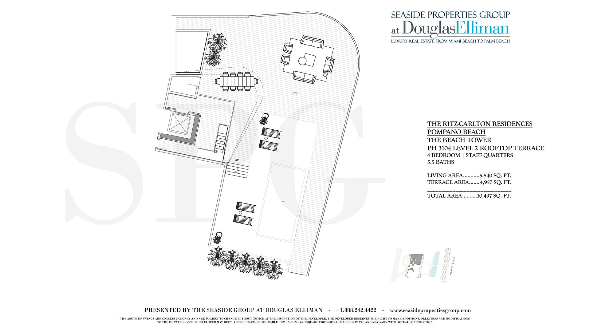 Floorplan for PH 3104 Level 2 Floor 31