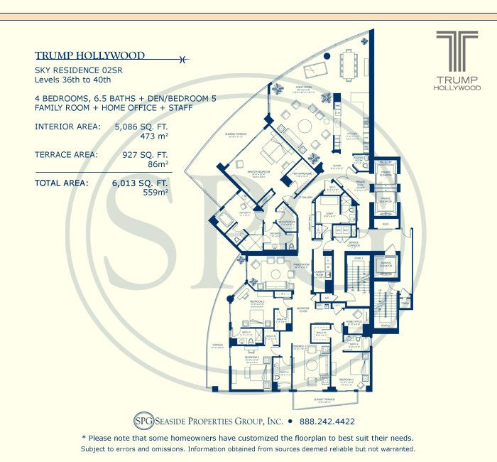 Trump Hollywood Floorplan