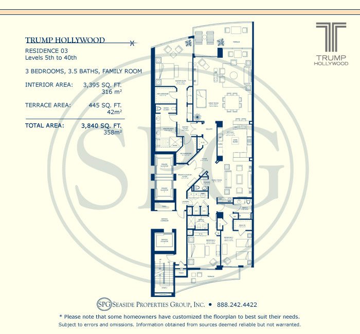 Trump Hollywood Floorplan