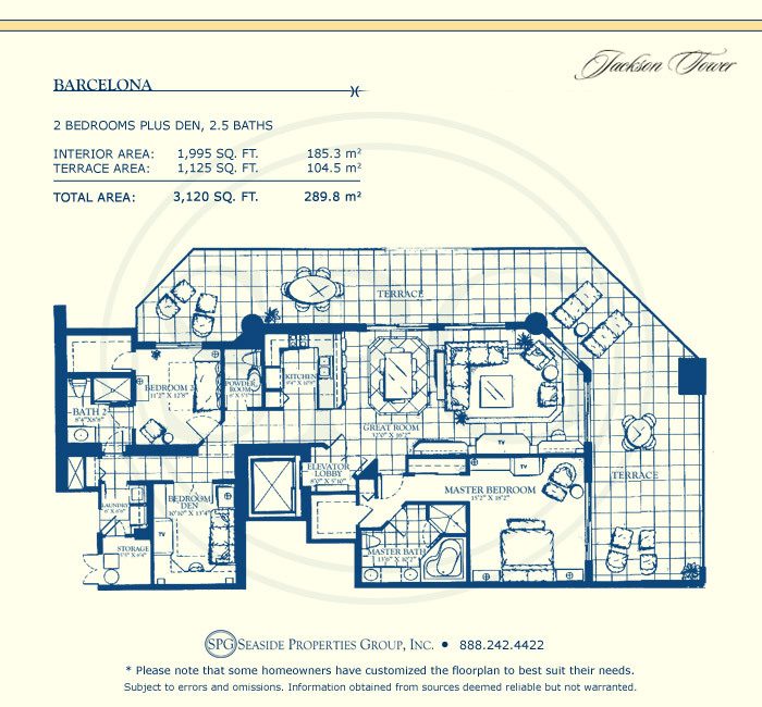 Jackson Tower Floorplan
