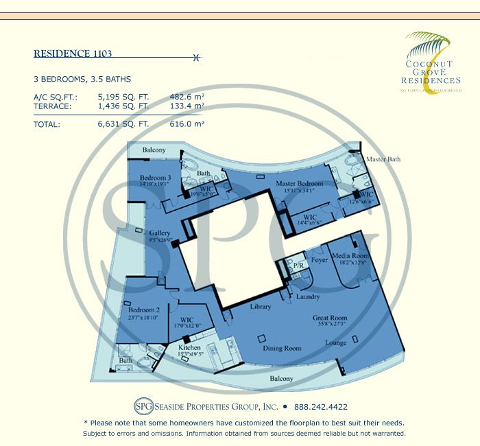 Coconut Grove Residences Floorplan