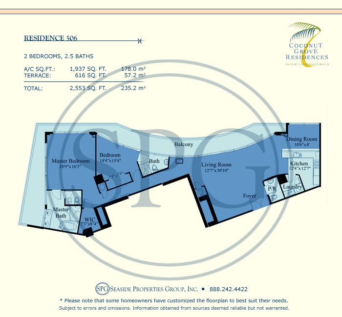 Coconut Grove Residences Floorplan