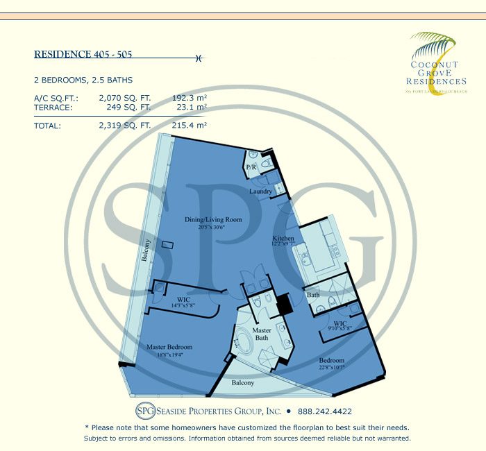 Coconut Grove Residences Floorplan
