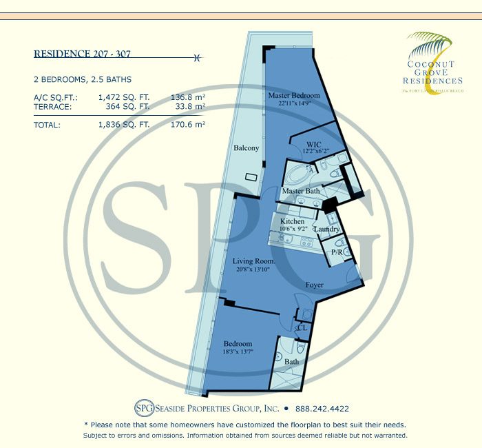 Coconut Grove Residences Floorplan
