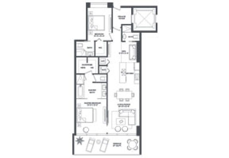 Click to View the Residence 2 Modified Floorplan