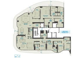 Click to View the Penthouse 24N-25N 5 Beds Floorplan